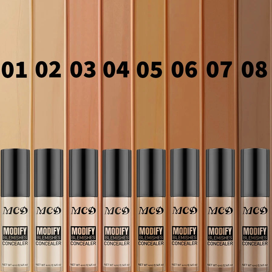 8 Colors Liquid Foundation Effective Concealer Waterproof Profession Zpaxo