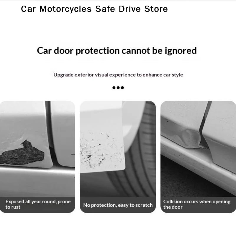 2 4pcsCar Door Corner Anti-collision Covers Protection Cover Auto Zpaxo