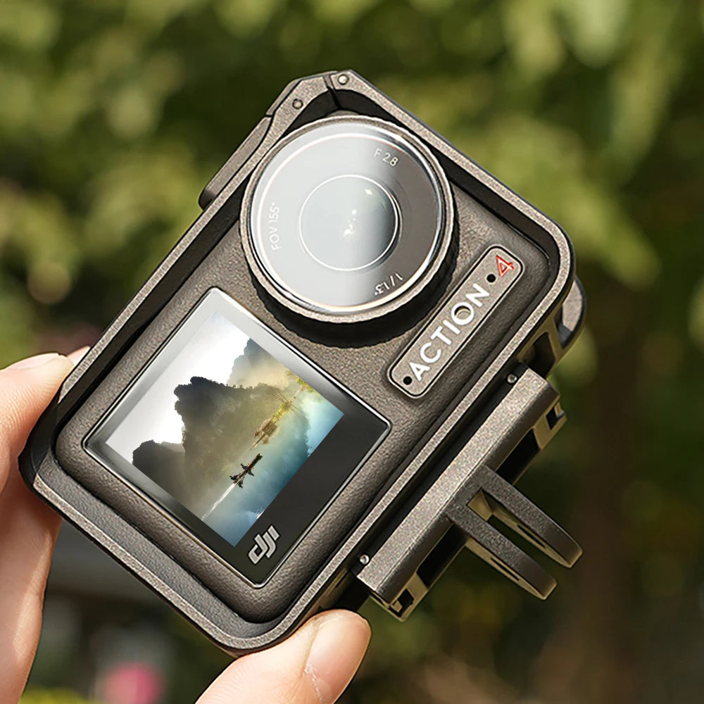 Magnetic Mount For DJI OSMO Action 3 Stable Action Camera Connection Travel Vlog Camera Accessories For Vlog Outdoor Shooting Zpaxo