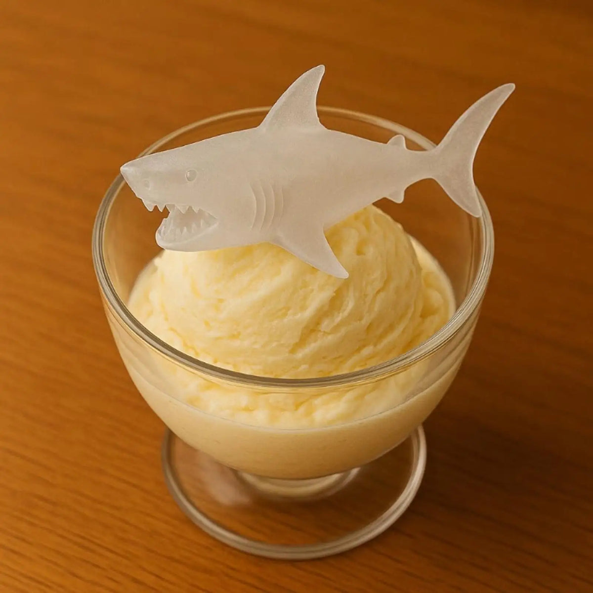 3D Shark Whiskey Ice Mold Cute Easy Release Silicone Tray Shaper Zpaxo