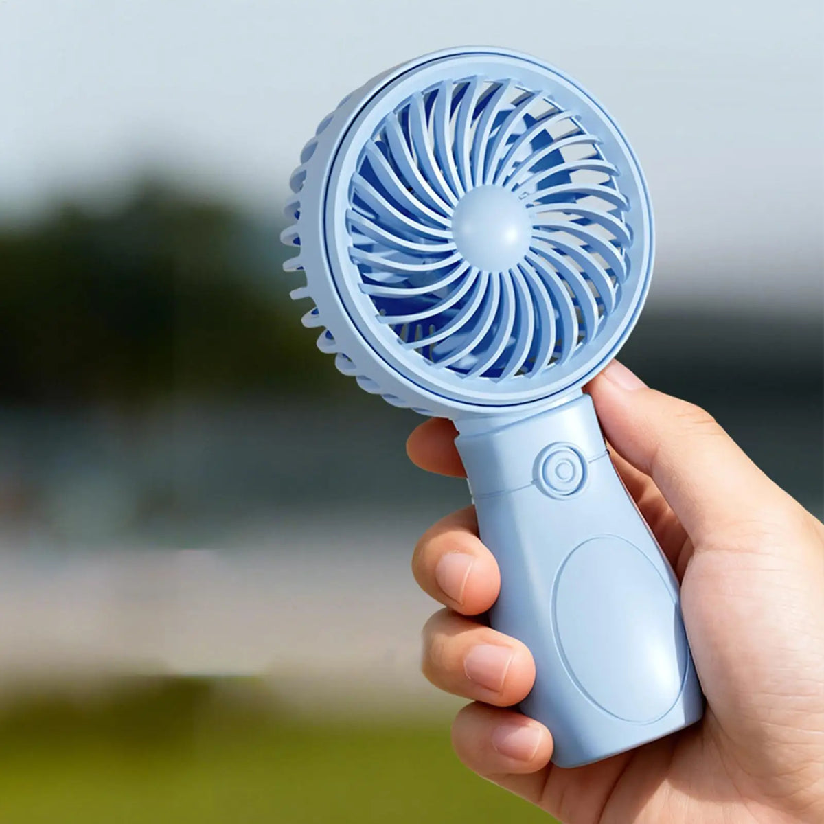 Mini Fan Handheld Low Noise 3 Speed Adjustable Cooler Portable Small Zpaxo