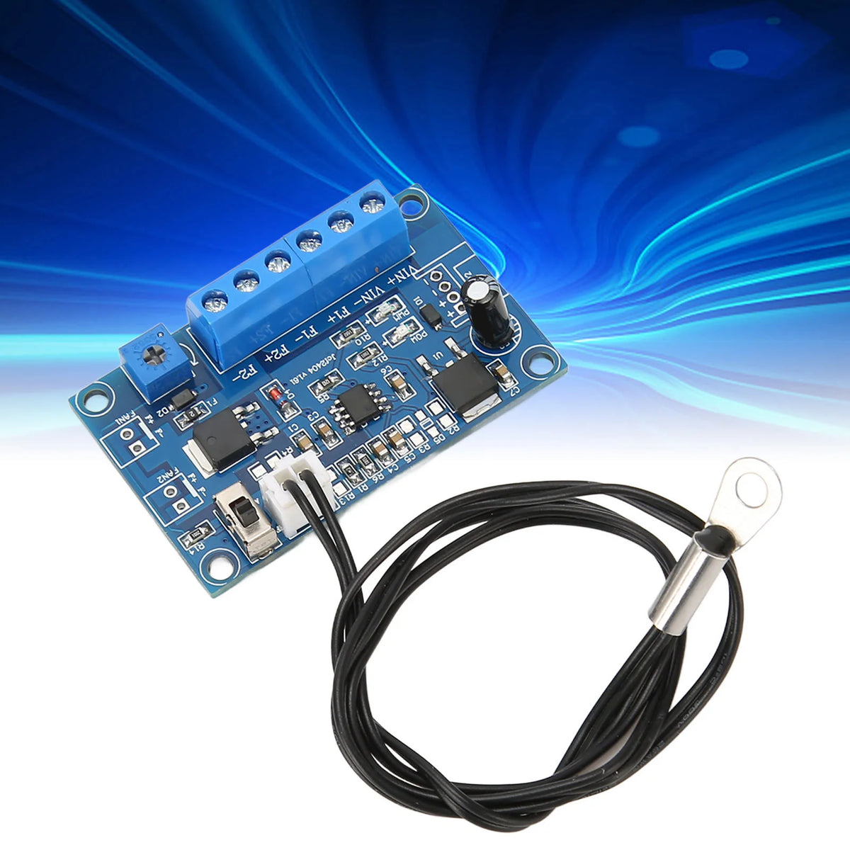 Fan Speed Controller Easy Connection Stable Cable Adjustable Fixed Zpaxo