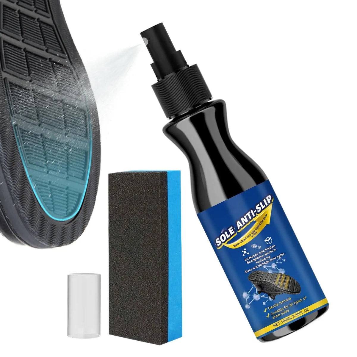 Long Lasting Shoe Grip Spray Anti Slip Protector Sneakers Football Zpaxo