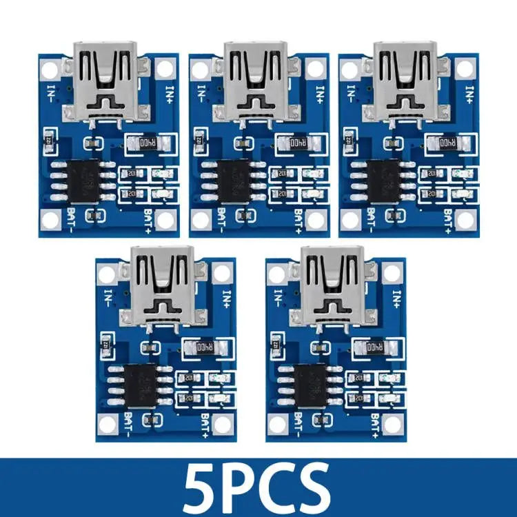 TP4056 5V 1A USB Li-ion Battery Charger Module, Dual Function Charging Board Without Protection Circuit Zpaxo 5PCS mini usb