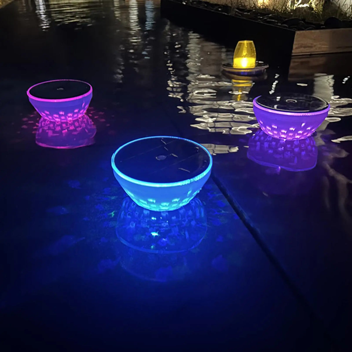 Floating Pool Lights 5-Mode LED Hollow Aesthetic Bright Swimming Zpaxo