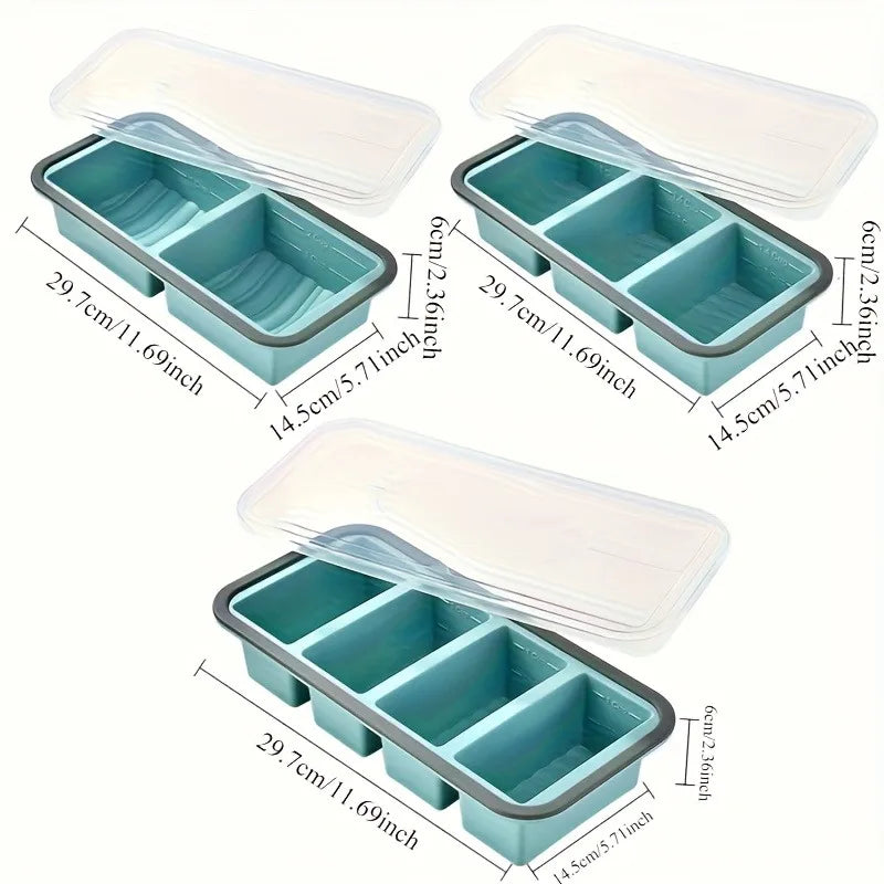 Extra Large Square Food Storage Container Leakproof Flip Lid Zpaxo