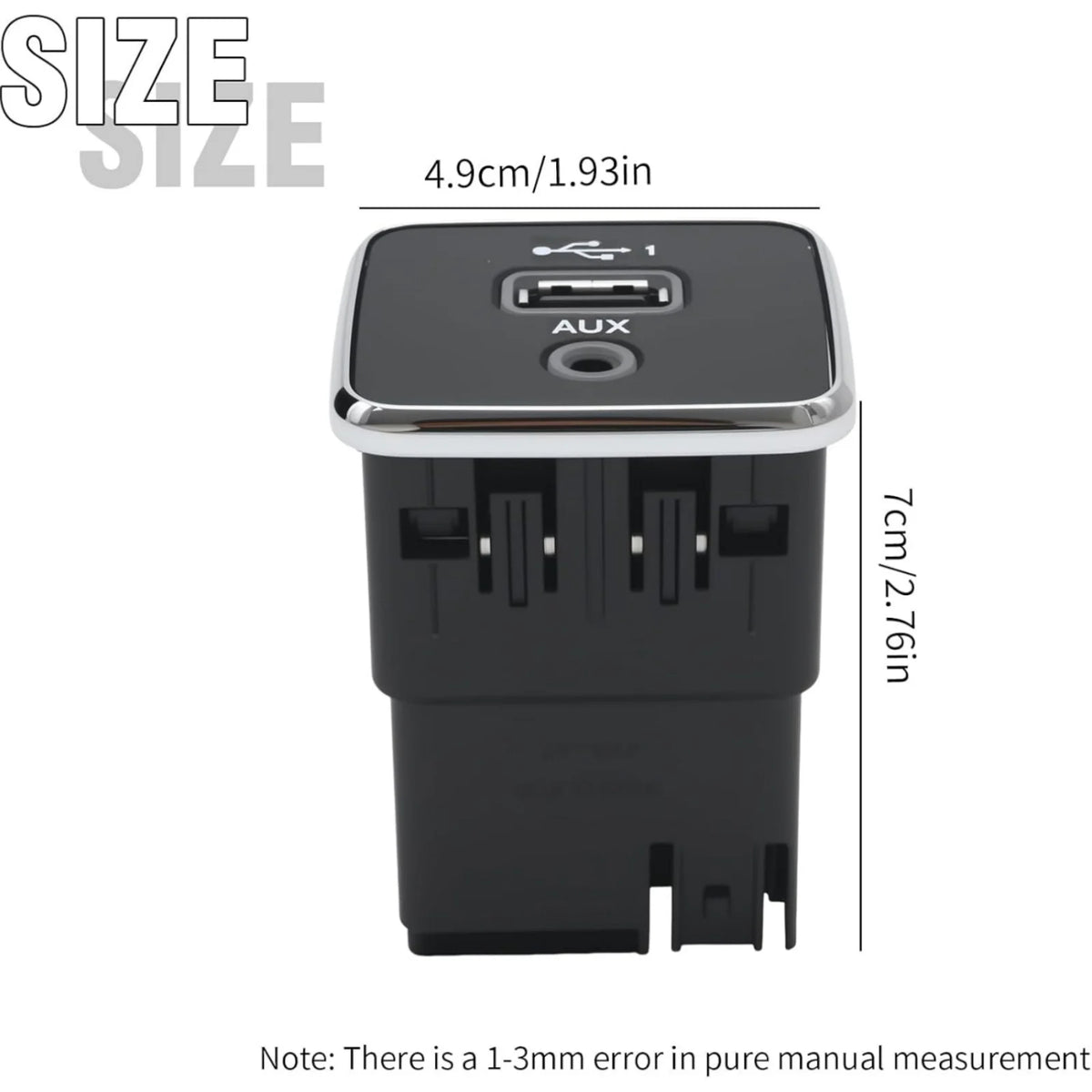 USB AUX Charging Port Adapter 5XG28DX9AD 53223309 53224228 Replace Zpaxo