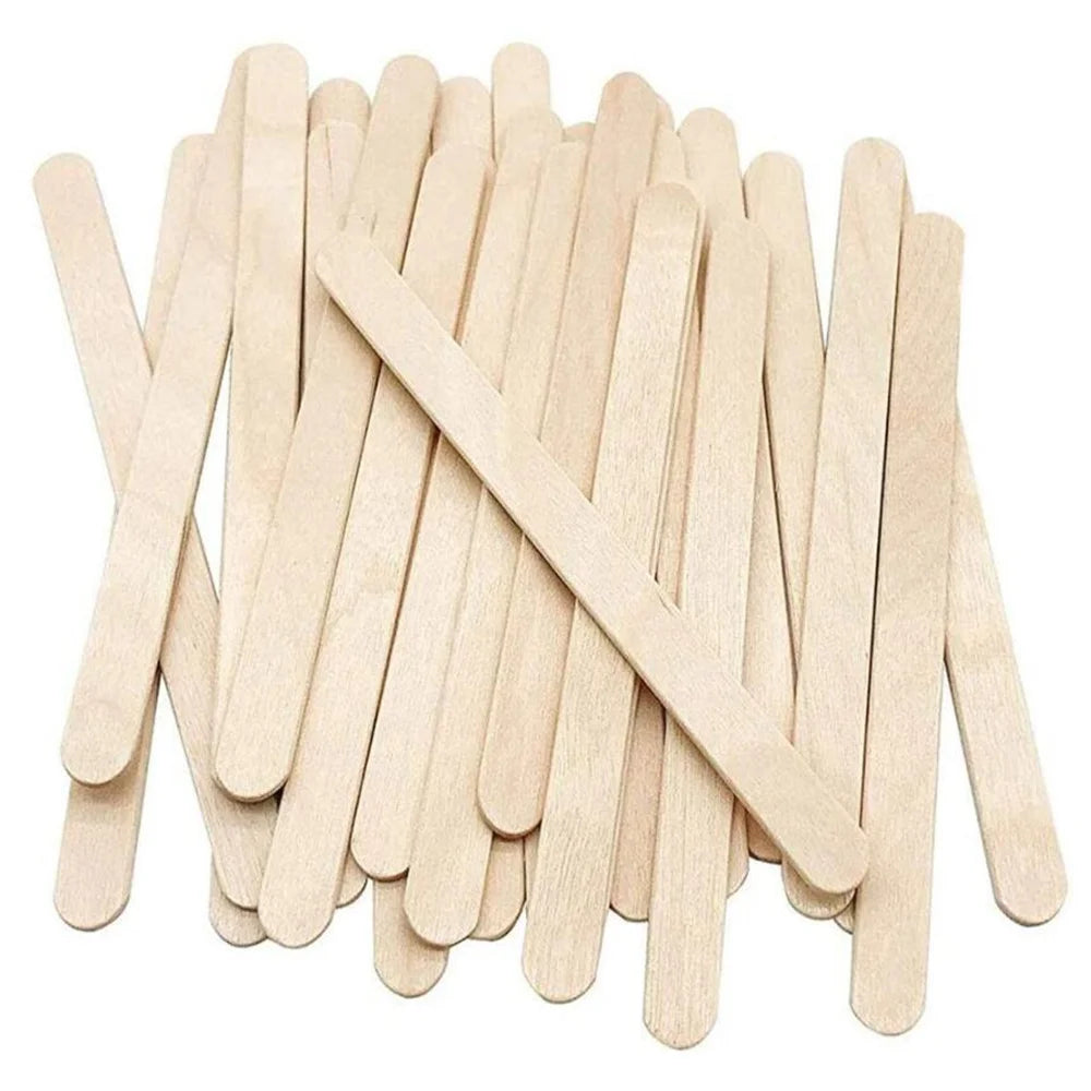 50 100 Wooden Resin Epoxy Stirring Stick Popsicle Ice Cream Handmade Zpaxo