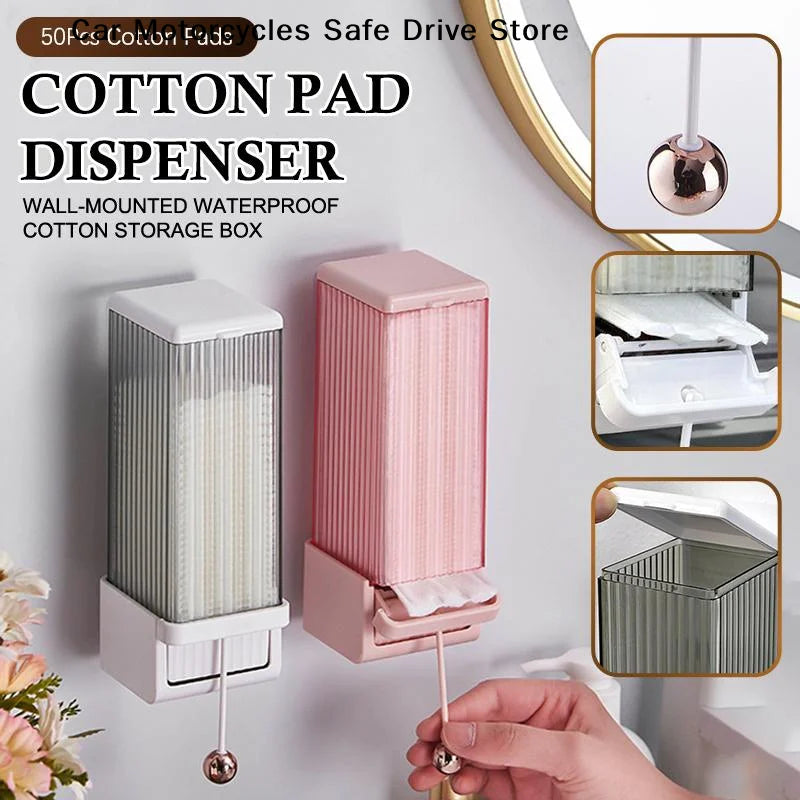 Automatic Cosmetic Cotton Box Easy Installation Dustproof Makeup Zpaxo
