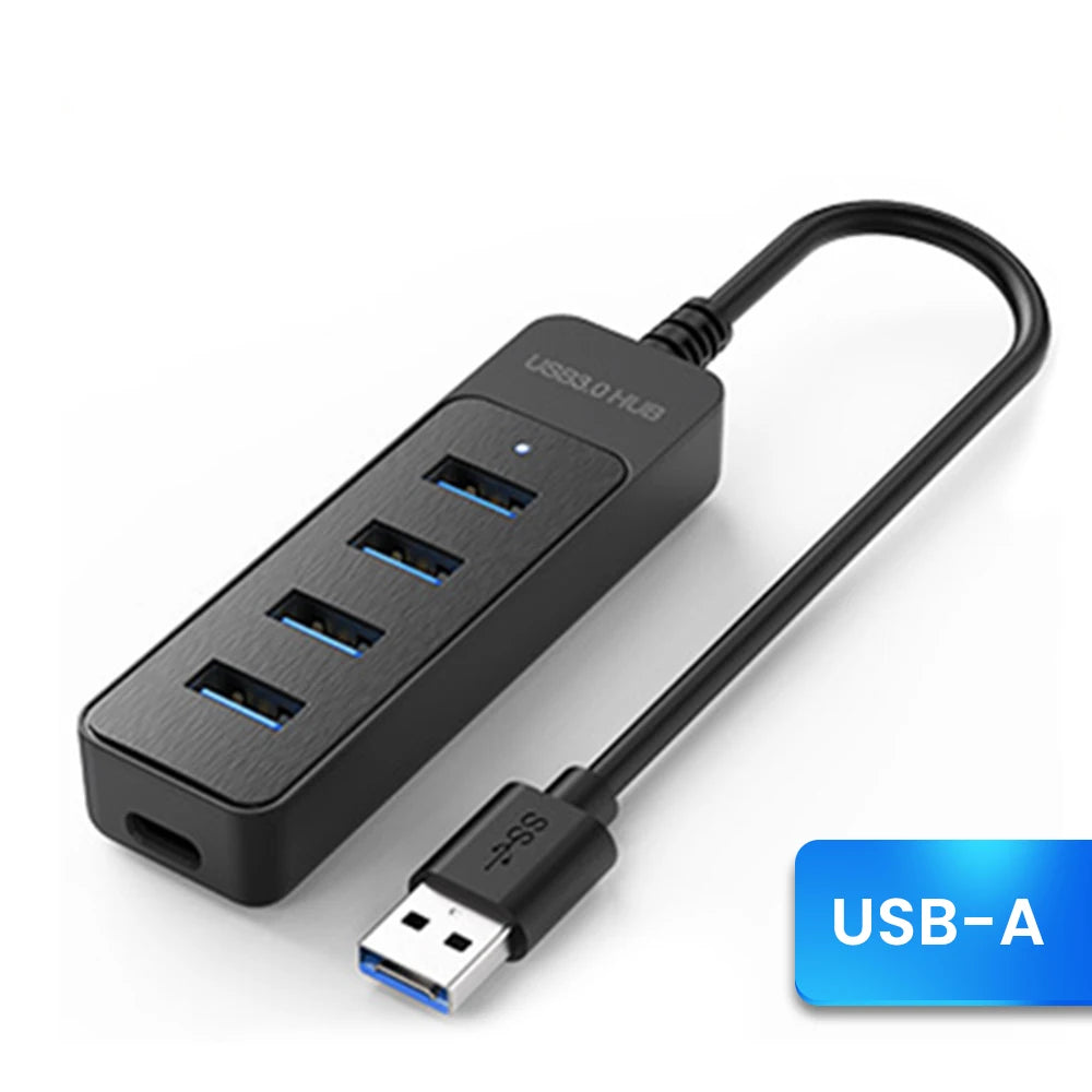 4 Ports USB 3 0 HUB Splitter Speed Multi 2 Adapter Expander Cable Zpaxo USB A HUB