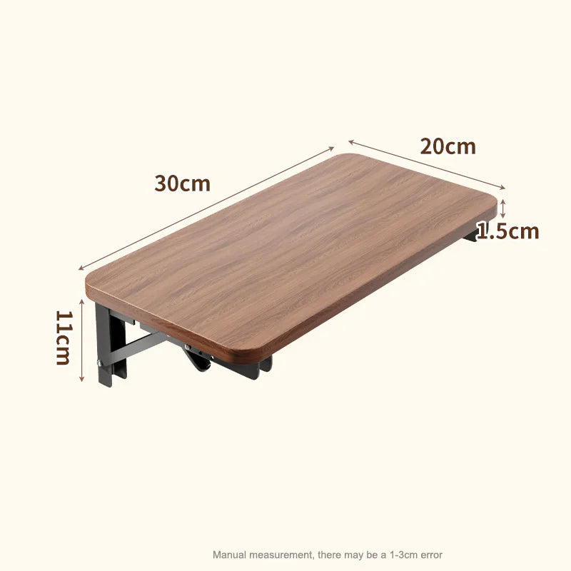 Foldable Collapsible Organizer Attachable Bedside Shelf Table Under Zpaxo