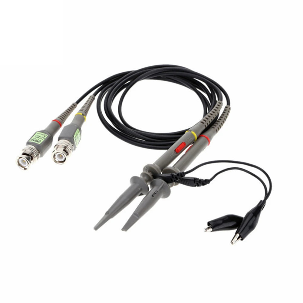 BNC Oscilloscope Probe P6100 100MHz 1X 10X Precision Scope Clip Probes Zpaxo Clip Analyzer Probes