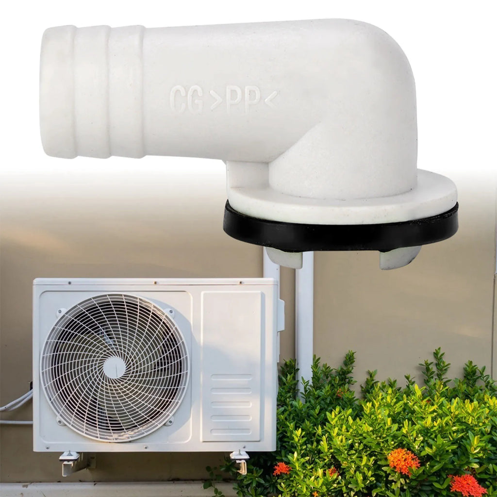 Air Conditioner Drain Outfall Right Angel Outlet Connector Pipe Zpaxo