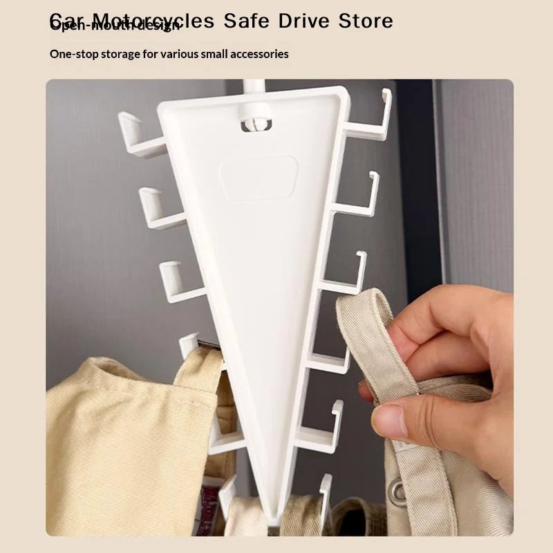 CMDouble Sided 12 Hooks Storage Rack V Shaped Baseball Cap Holder Zpaxo