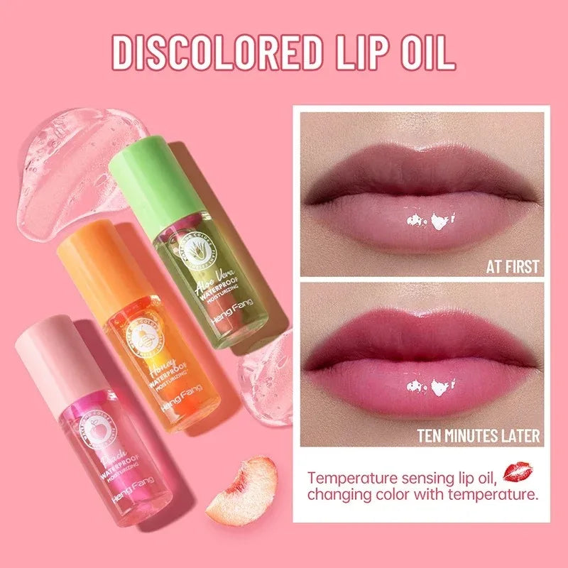 Water Light Lip Gloss Temperature Sensing Moisturizing Changing Balm Zpaxo