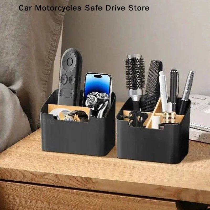 CMPlastic Desktop Storage Box Remote Controls Tissues Cosmetics Zpaxo