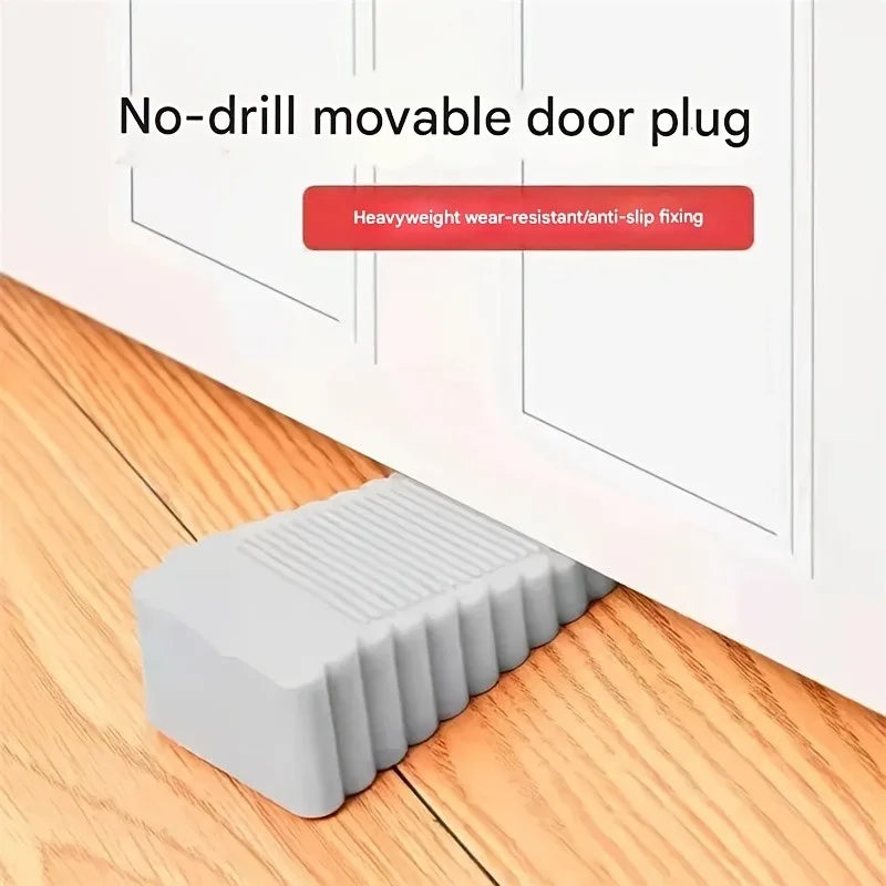 Creative Windproof Door Stopper Plastic Matte Surface Safety Barrier Zpaxo