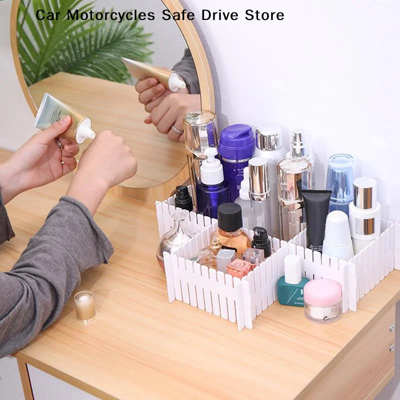 CM4PCS Adjustable Drawer Divider Partition Durable Storage Organiser Zpaxo