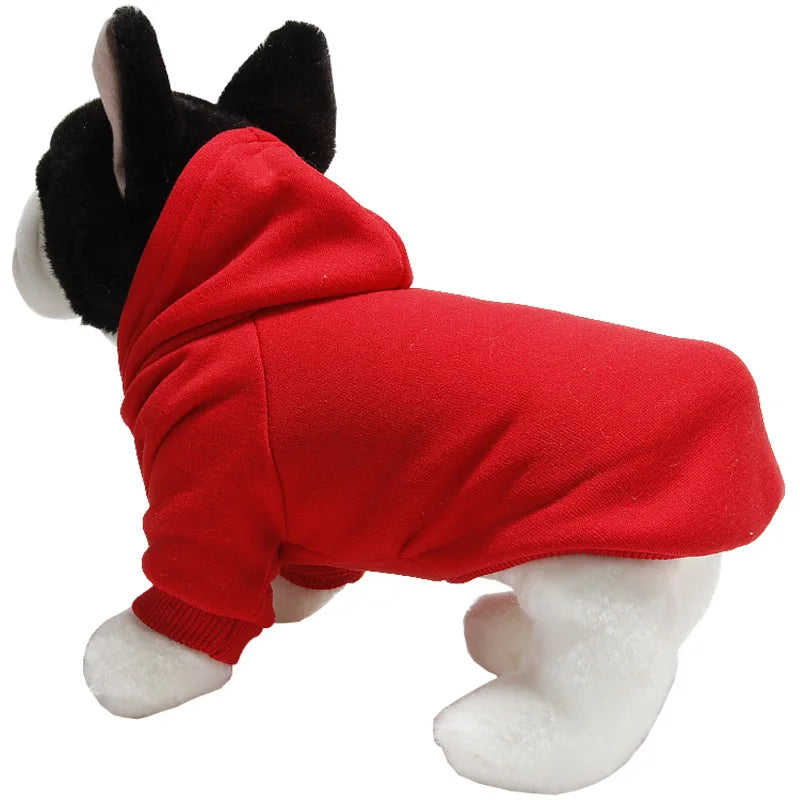 Winter Teddy Dog Clothes Sport Hoodies Sweatshirts Warm Coat Clothing Zpaxo