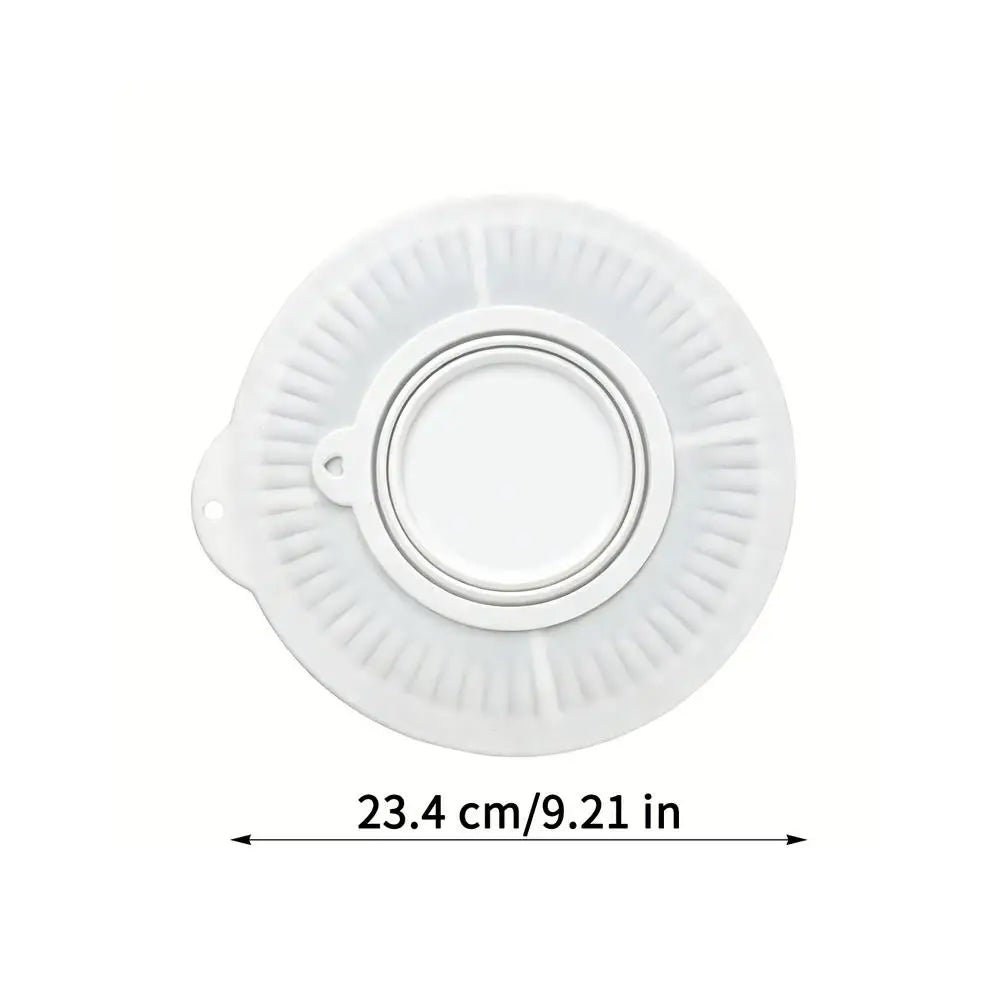 Silicone Mixer Bowl Cover 4 5-5 Quart Universal Splash Guard Lid Zpaxo White
