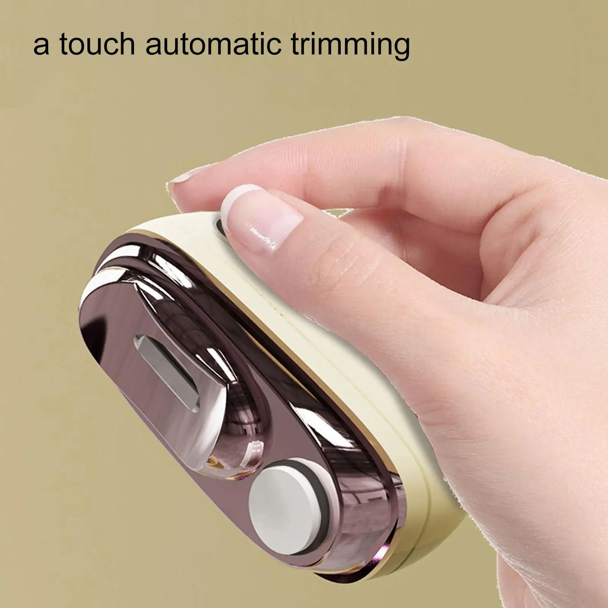 Electric Nail Clippers Thick Toenails LED Light Professional Safe Zpaxo