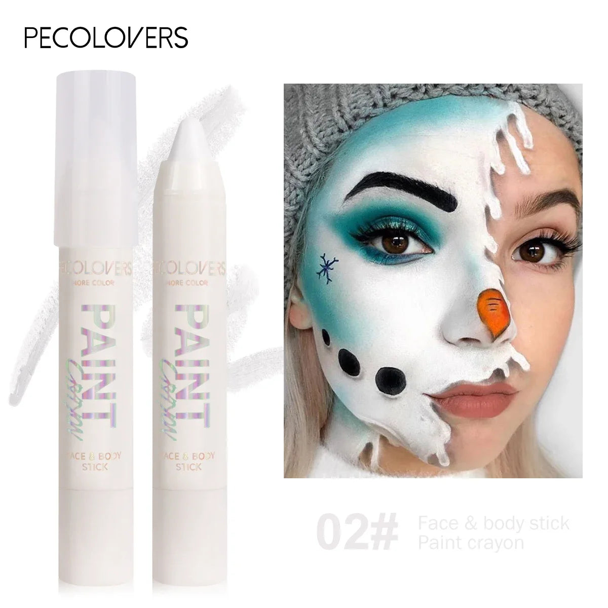 Face & Body Paint Sticks Body Paint Glow in The Dark Under UV Lights Face Painting Crayon Sticks Party Halloween Makeup Zpaxo 02