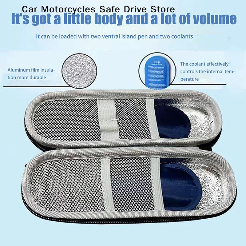 Waterproof Empty Insulin Cooling Bag EVA Thermal Insulated Cooler Gel Zpaxo