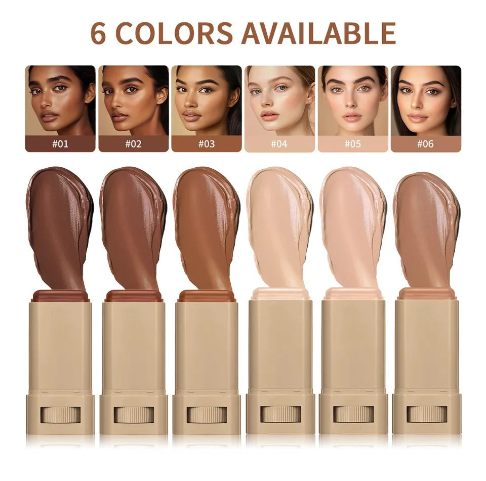 Foundation Stick Balm Skin Bronze Tint Eraser Smooth Plumper Zpaxo