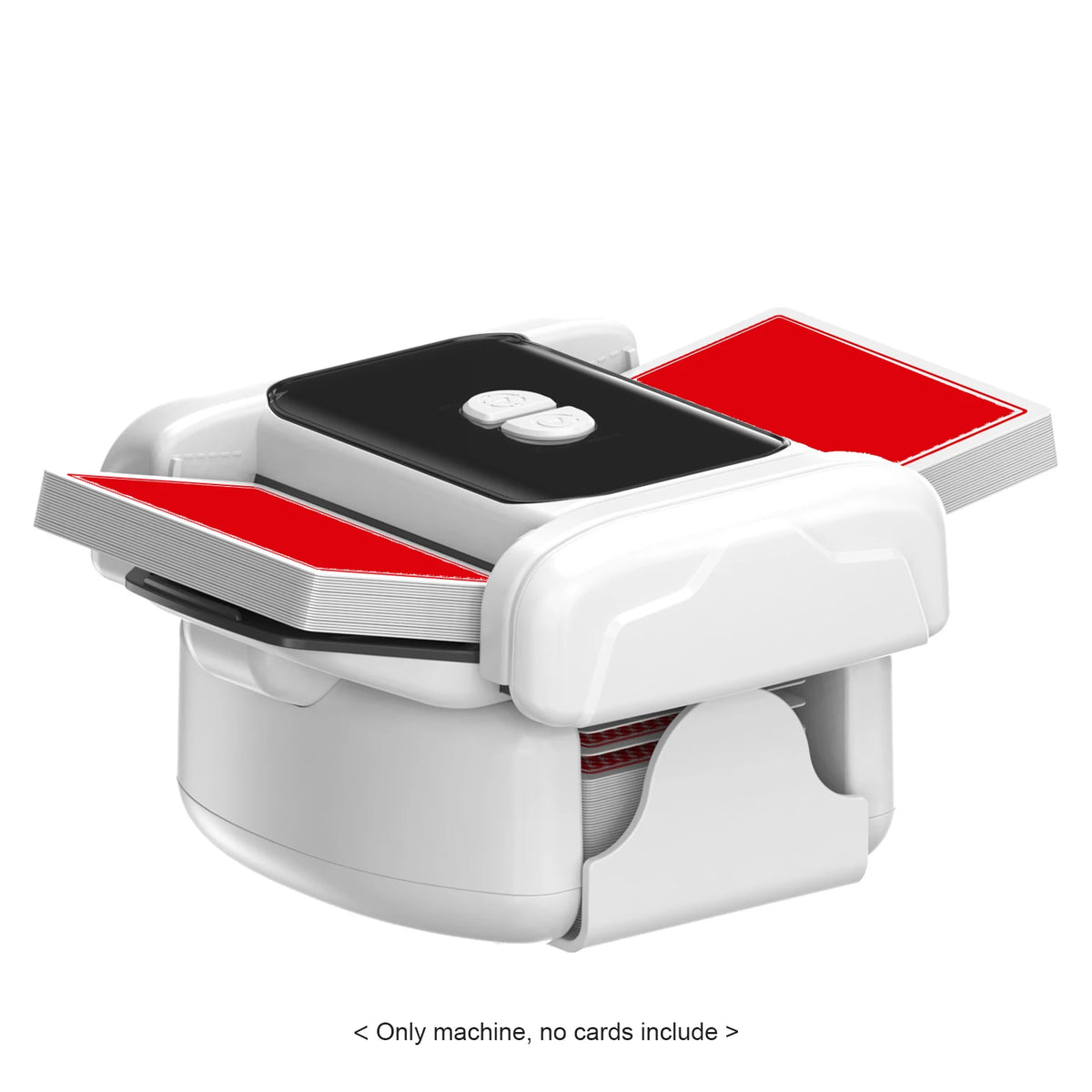 Automatic Card Shuffler 2 Deck Electric Casino Card Shuffler Rechargeable Cordless Poker Machine Card Dealer Machine Type-C Port Zpaxo