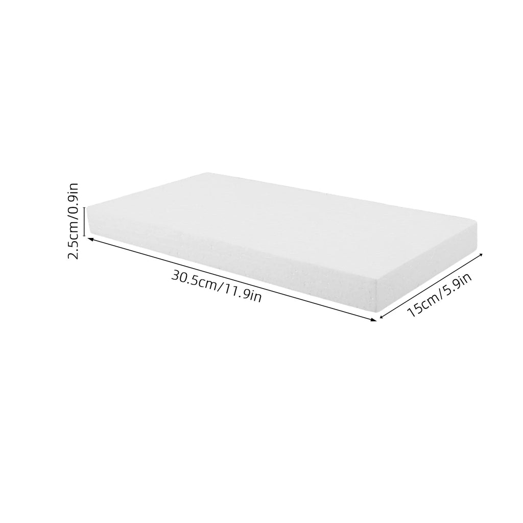 Polystyrene Foam Blocks Rectangular Smooth Surface Easy Cut DIY Zpaxo