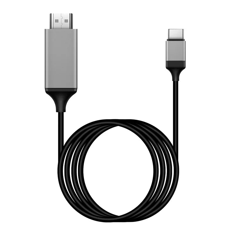C HDTV USB 3 1 Compatible Adapter Cable 30Hz 4K Extend Macbook Monitor Zpaxo Plastic head 1.8m