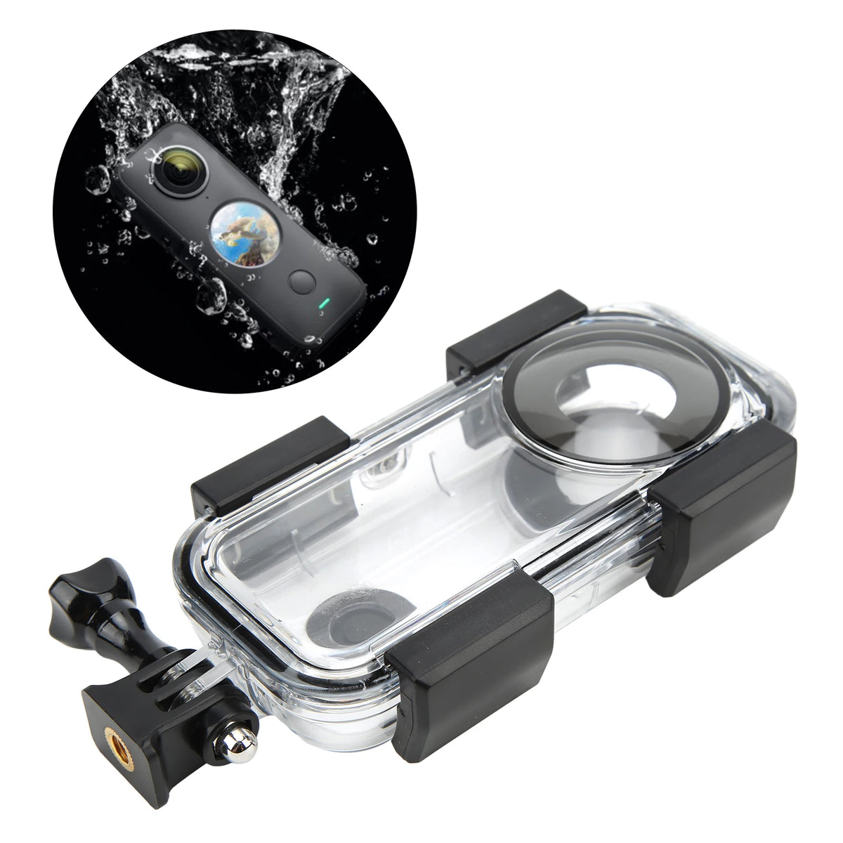 Waterproof Housing Case 40m 131ft Insta360 ONE X2 Camera Protective Zpaxo