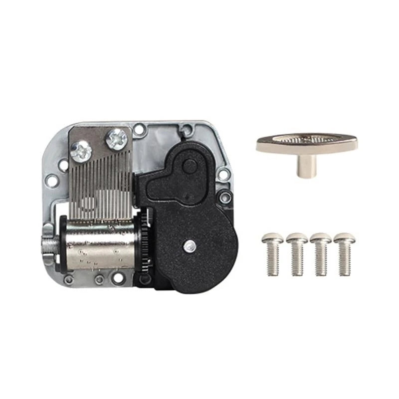 652F Unique Hand Crank Wind Up Music Box Mechanism DIY Fan 3D Printed Zpaxo clockwork CN