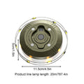 Retractable Camping String Lights 20m Type-c Rechargeable 2600mAh Zpaxo A