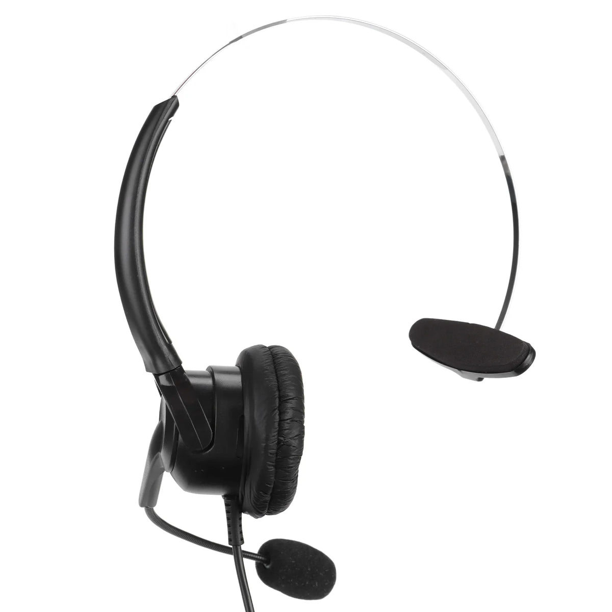Telephone Headset RJ9 Earphone 330 Adjustable Microphone Home Call Zpaxo black