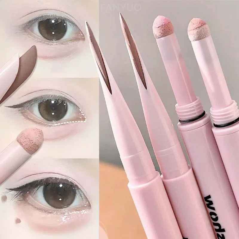 Double-end Lying Silkworm Eyeliner Shadow Highlight Glitter Matte Zpaxo