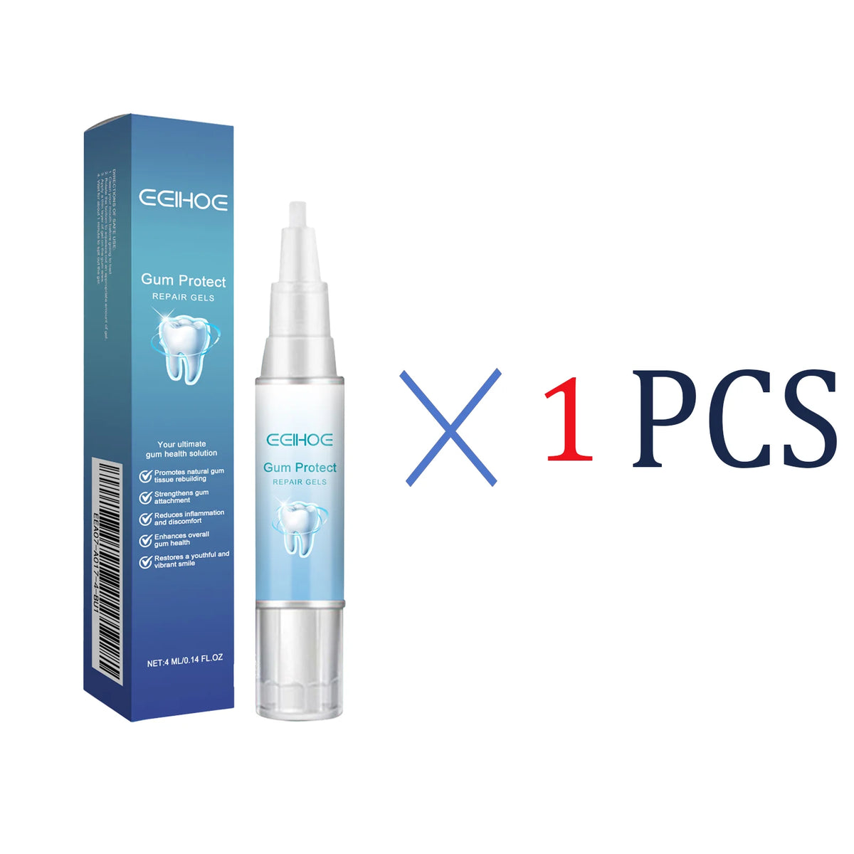 EELHOE Gum Protect Repair Gels Gently Apply Penetrate Quickly Mild Non-Irritating Small Portable Suitable For Every Teeth Type Zpaxo 1 Pcs