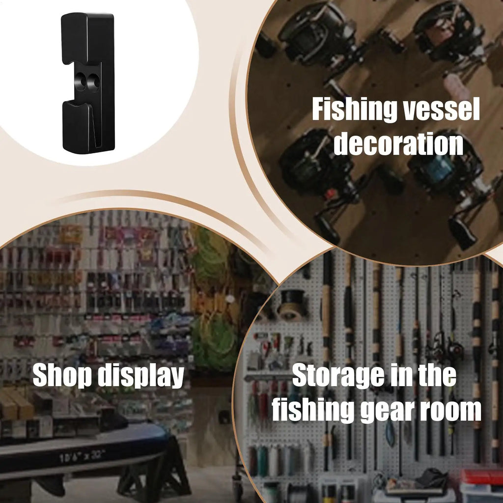 Fishing Reel Wall Mount Display Storage Quick-release Tackle Zpaxo