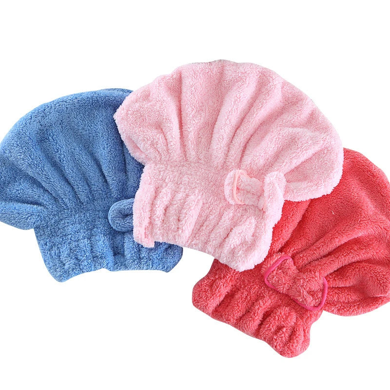 Quick Drying Hair Cap Women Bowtie Bathing Hat Microfiber Towel Zpaxo