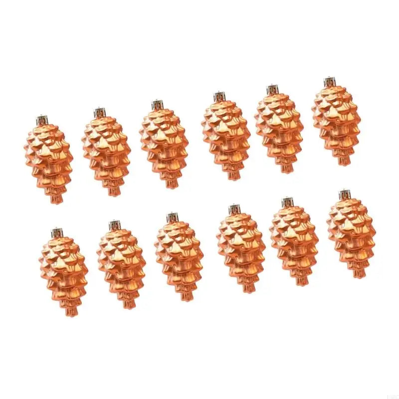 2 Boxes Pinecone Holiday Decorations Not Traditional Christmas Tree Zpaxo